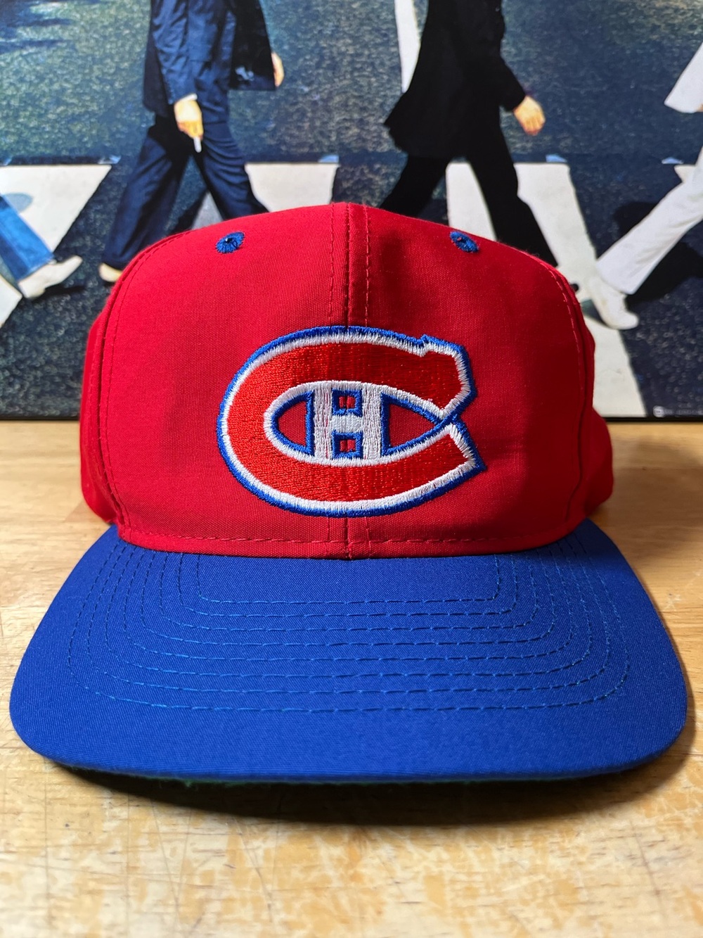 90s Montréal Canadiens Logo 7 vintage NHL hockey Competitor snapback Hat rare